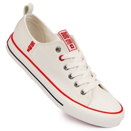 Sneakers basse in tessuto bianche Big Star JJ274123 bianco