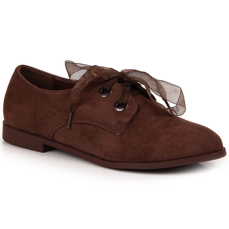 Scarpe da donna in camoscio marrone Laura La.Fi