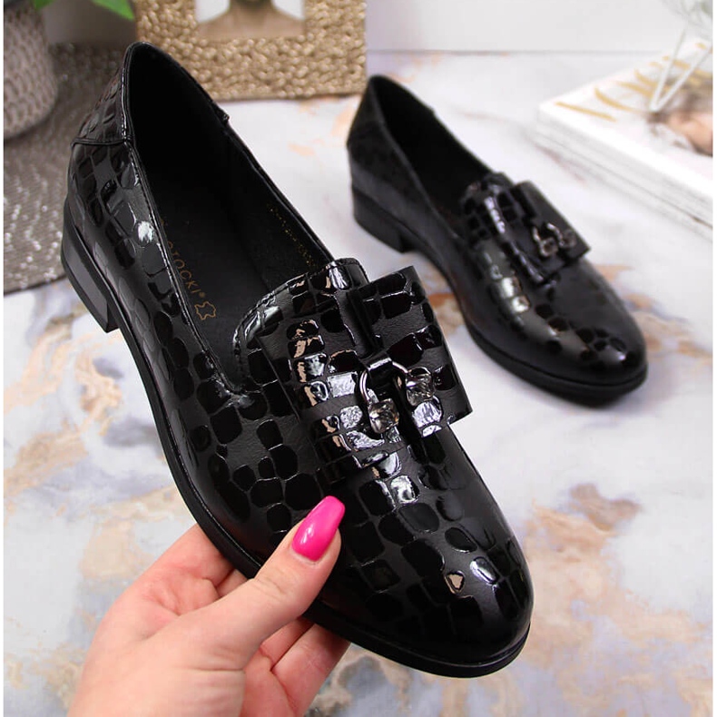 Scarpe Potocki nere laccate