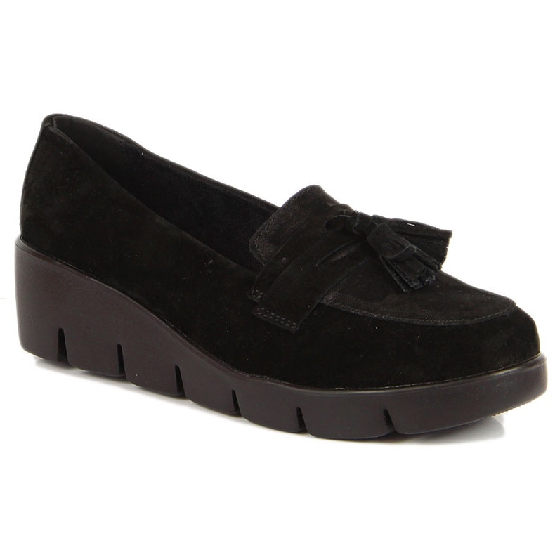 Mocassino da donna in pelle Filippo nero
