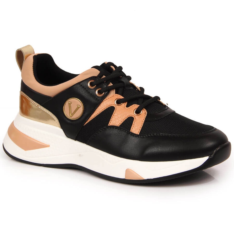 Sneakers platform da donna Vinceza nere nero