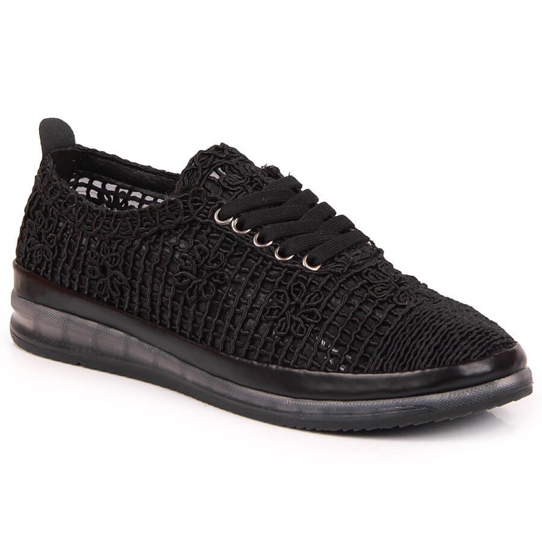 Sneakers da donna in pizzo Artiker nere nero