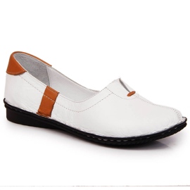 Comode scarpe da donna bianche in pelle Artiker bianca