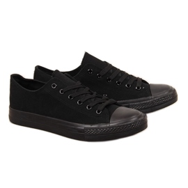 Sneakers basse da uomo Atletico tutte nere nero