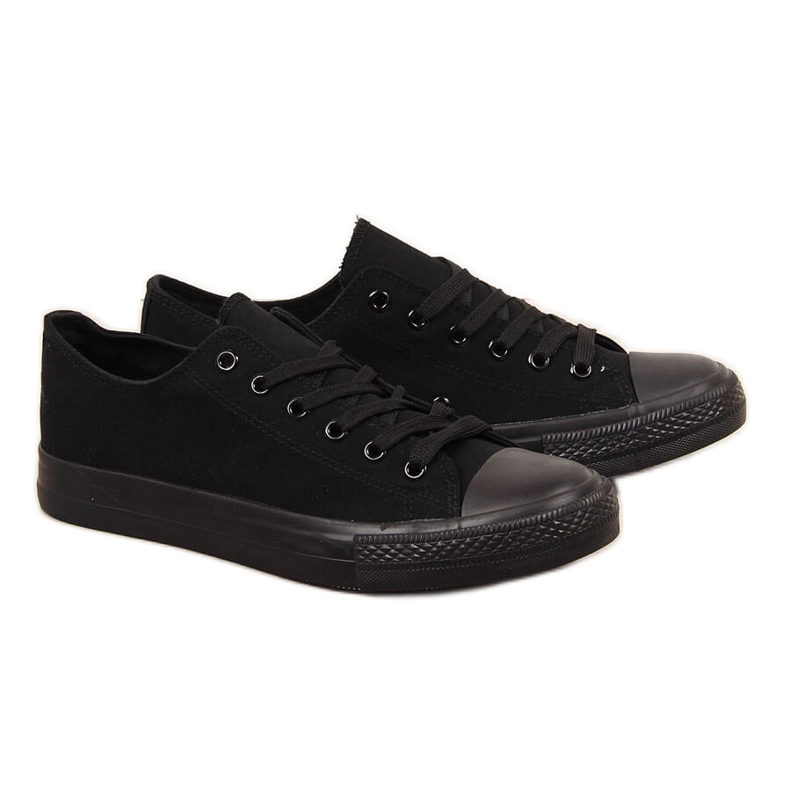Sneakers basse da uomo Atletico tutte nere nero
