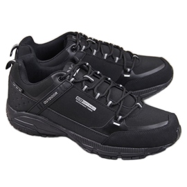 Scarpe sportive da trekking impermeabili da uomo nere DK nero