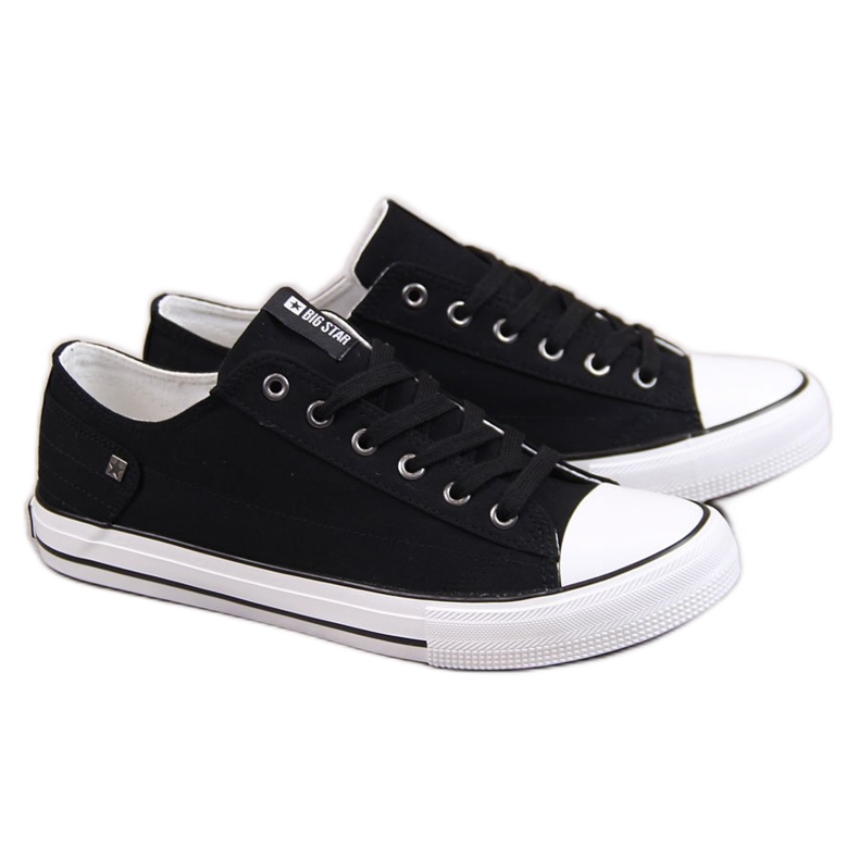 Sneakers basse da uomo nere Big Star DD174273 nero