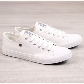 Sneakers da uomo in ecopelle bianche Big Star V174347 bianca