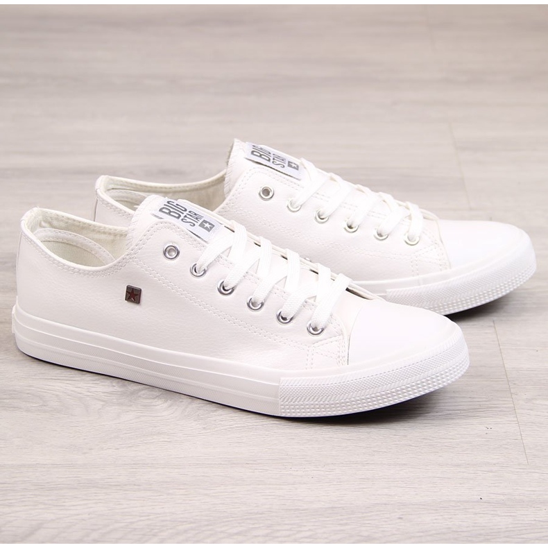 Sneakers da uomo in ecopelle bianche Big Star V174347 bianca
