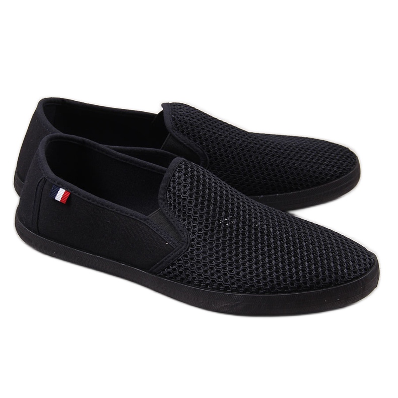 Sneakers traforate da uomo Atletico nere nero