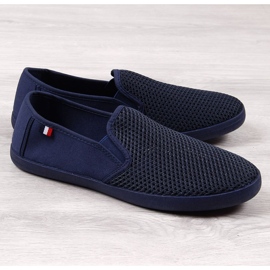 Sneakers traforate da uomo Atletico blu navy