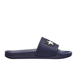 Ciabatte mare Big Star DD274A265 in gomma blu navy