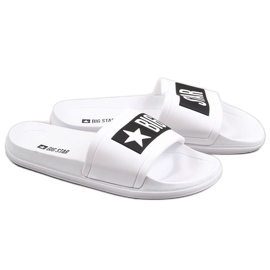 Ciabatte da spiaggia in gomma bianca Big Star DD274A264