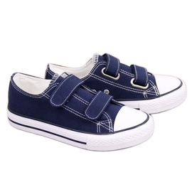 Sneakers da bambino Atletico blu navy con chiusura strappo