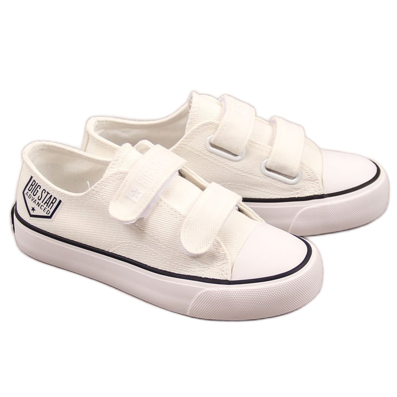 Sneakers bianche da bambino con velcro Big Star FF374061 bianca