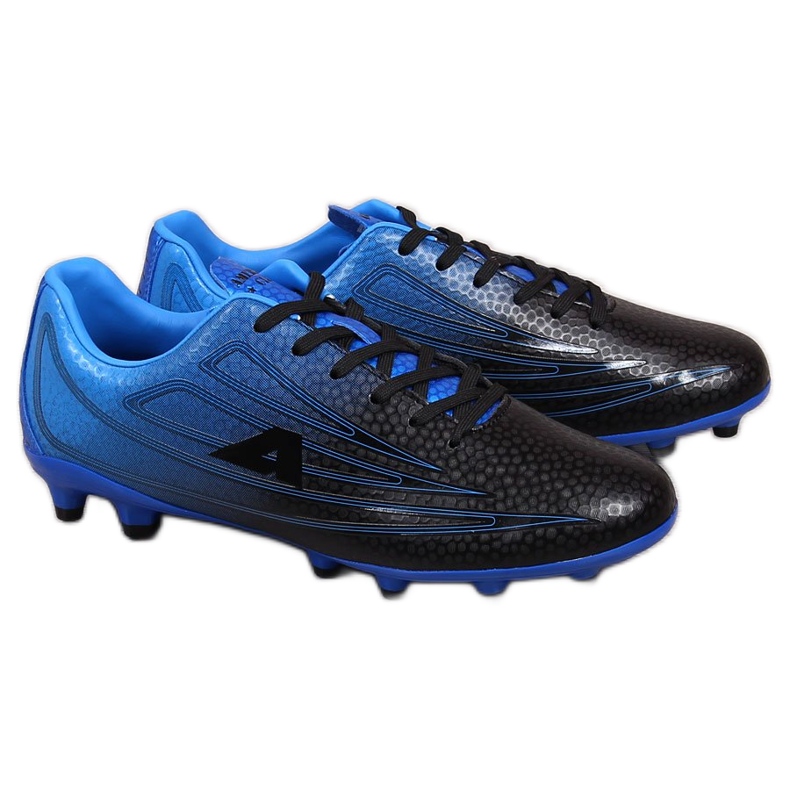 Scarpe da calcio da uomo nere e blu American Club nero blu
