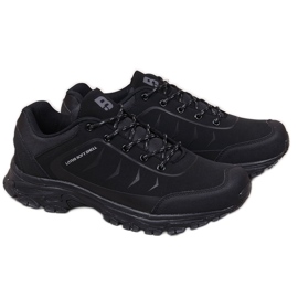 Scarpe da trekking da uomo impermeabili nere McBraun nero
