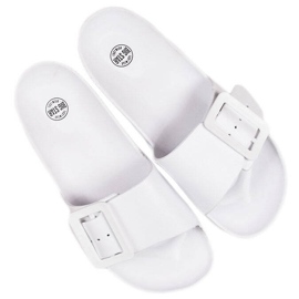 Ciabatte da spiaggia da donna bianche in schiuma Big Star FF274A391 bianco