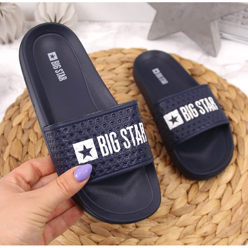 Ciabatte sportive per bambini Big Star GG374802 blu navy