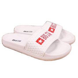Ciabatte sportive bianche per bambini Big Star GG374803 bianca