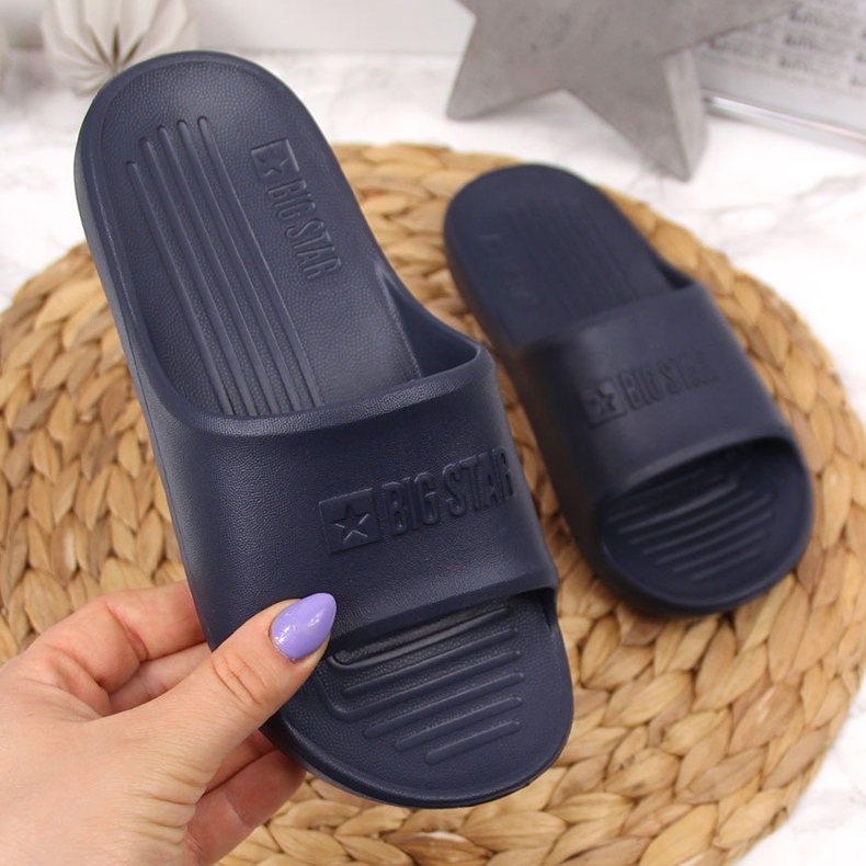 Ciabatte in schiuma per bambini Big Star GG374810 blu navy