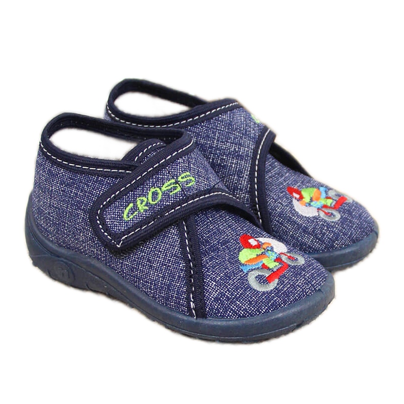 Pantofole da casa Nazo blu navy