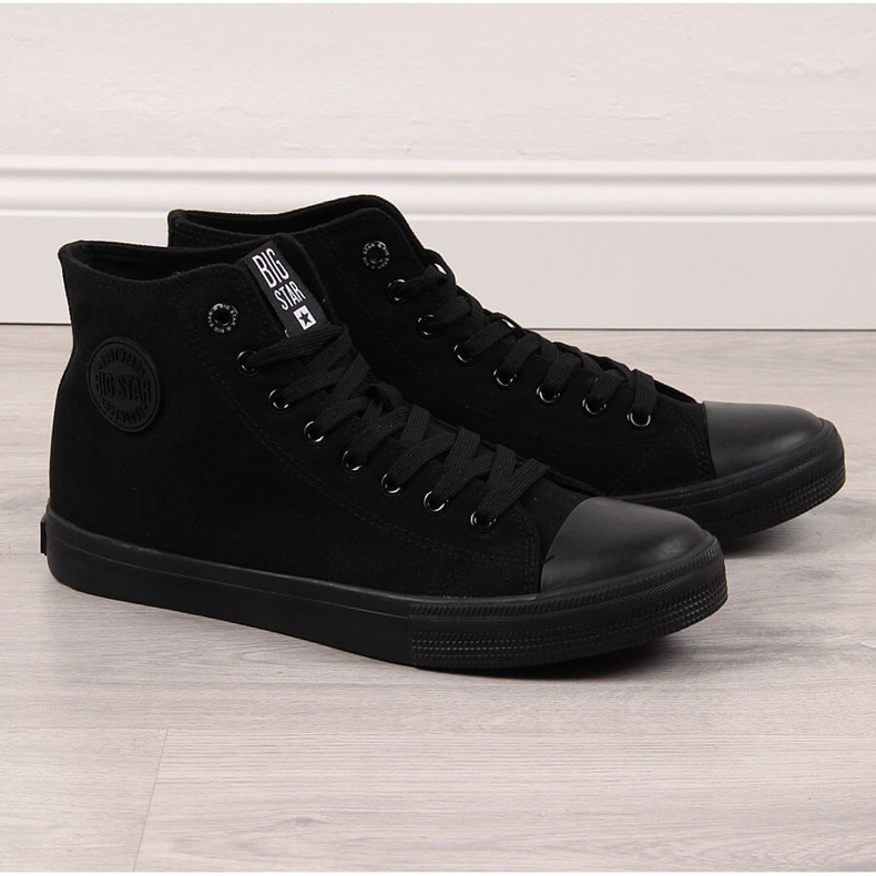 Sneakers alte da uomo nere Big Star FF174550