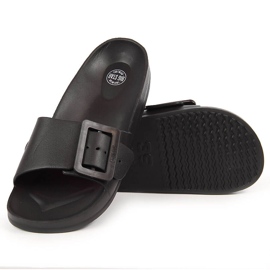 Ciabatte da spiaggia da donna nere in schiuma Big Star FF274A389 nero
