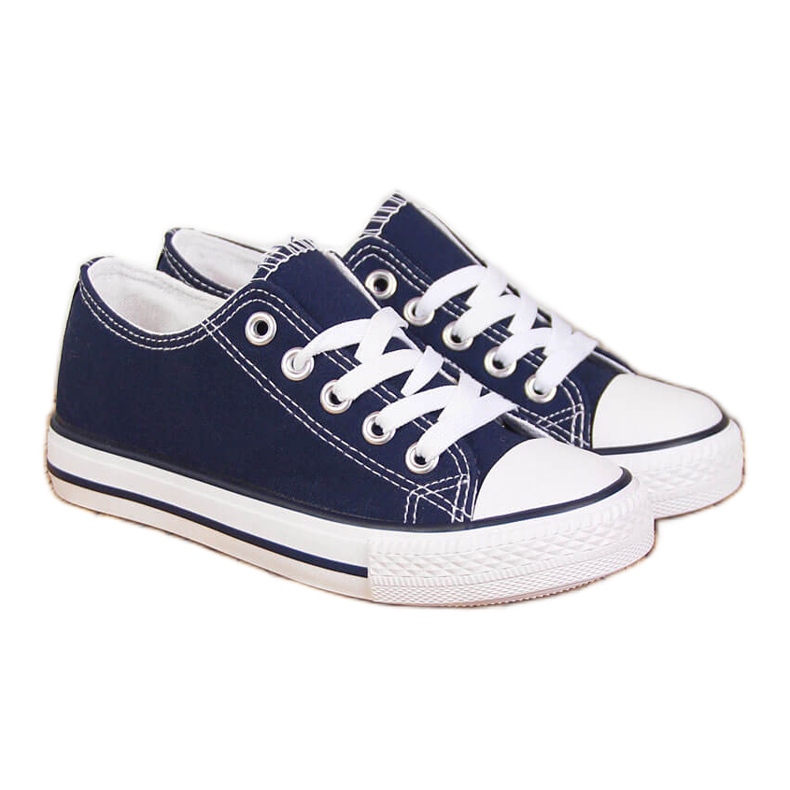 Sneakers basse da bambino Atletico blu navy