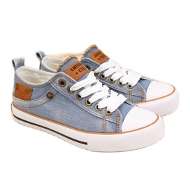 Sneakers da bambino American Club blu denim blu