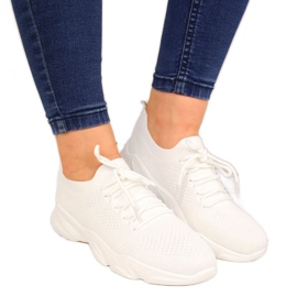 Calzini da donna bianchi Filippo scarpe sportive bianca