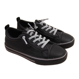 Scarpa bassa da bambino in ecopelle Big Star nera HH374038 nero