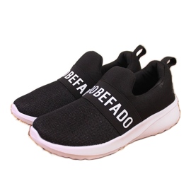 Le scarpe sportive per bambini Befado nere si infilano nero