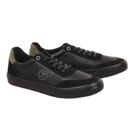 Scarpa bassa da uomo in ecopelle nera Big Star II174008 nero