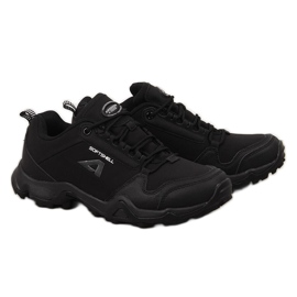Scarpe da trekking impermeabili nere American Club nero
