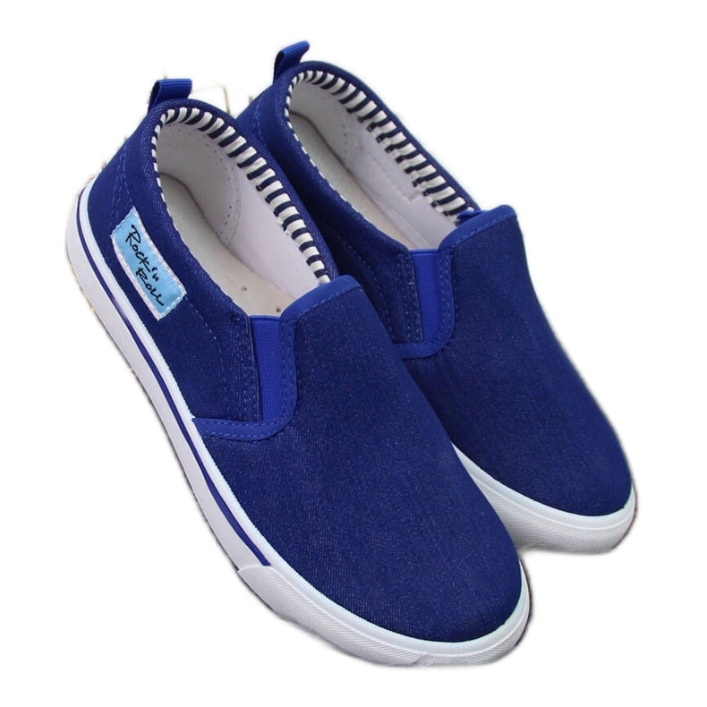 Sneakers slip-on da ragazzo Atletico blu