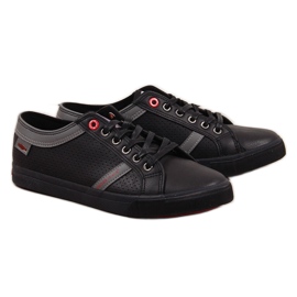 Sneakers basse da uomo nere in ecopelle Cross Jeans II1R4004C nero
