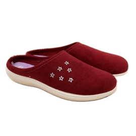 Ciabatte da casa Inblu marrone da donna rosso multicolore