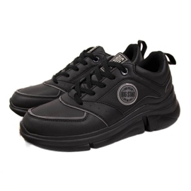 Scarpe sportive da donna sulla piattaforma nera Big Star II274313 nero
