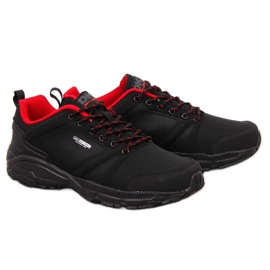 Scarpe sportive da trekking impermeabili DK nere e rosse nero