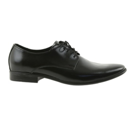 Scarpe classiche in pelle nera TUR 231 nero