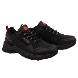 Scarpe da trekking da uomo impermeabili nere NEWS nero