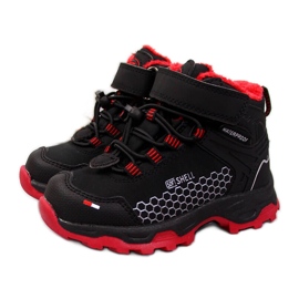 Doposci per bambini impermeabili neri American Club nero