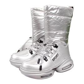 Doposci per bambini sulla piattaforma argento Tom.m