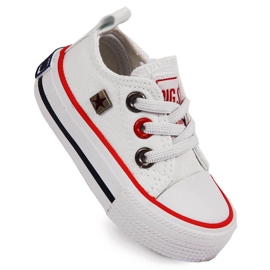 Sneakers da bambino con elastici bianchi Big Star HH374193 bianco