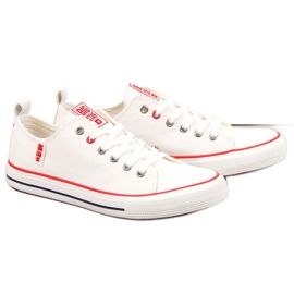 Sneakers basse da uomo bianche Big Star JJ174062 bianco
