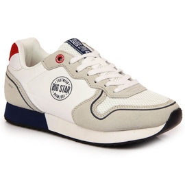 Scarpe sportive in pelle PU bianca Big Star JJ274280