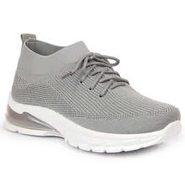 Scarpe sportive da donna calze grigie Potocki grigio