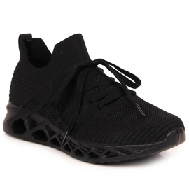 Scarpe sportive da donna in rete nera McKeylor nero