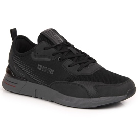 Scarpe casual da uomo Big Star nere JJ174292 nero